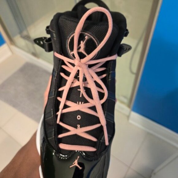 Jordan 6 Rings Black Rust Pink 1:1 US Men Size 11.5 - Picture 2 of 7